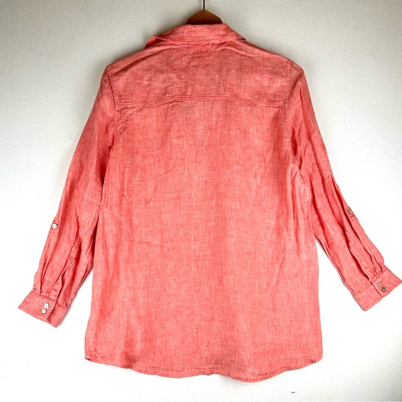 C&C California Linen Button Down Shirt Resort Beach - Picture 3 of 10